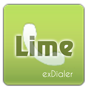 exDialer Theme - SSB Lime logo