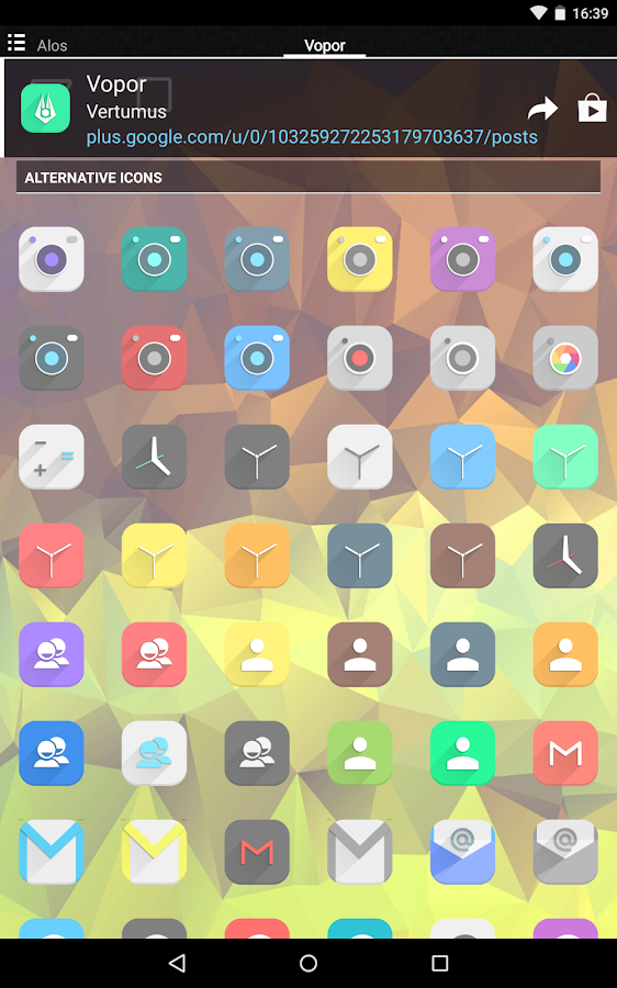    Vopor - Icon Pack- screenshot  