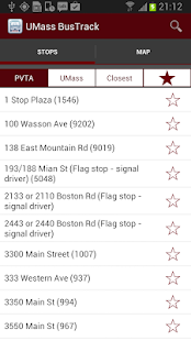 UMass BusTrack Screenshots 4