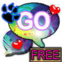 GO SMS Theme - Rainbow Leopard icon