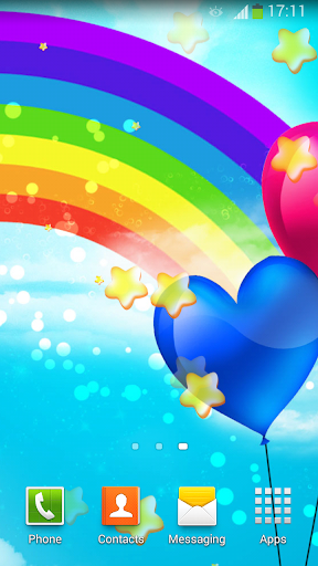 Cute Rainbow Live Wallpaper