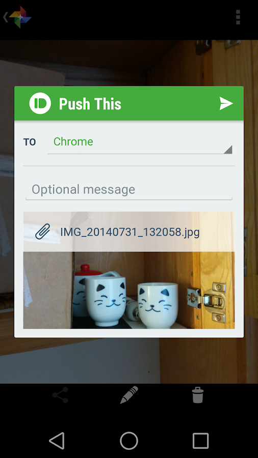 Pushbullet - screenshot