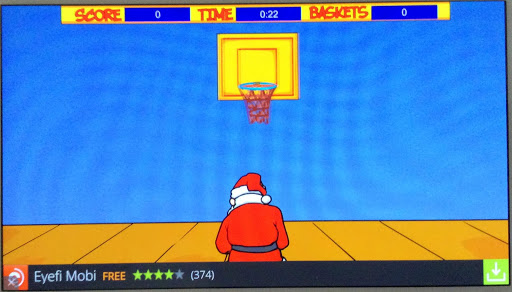 【免費體育競技App】Santa Hoops Basketball-APP點子