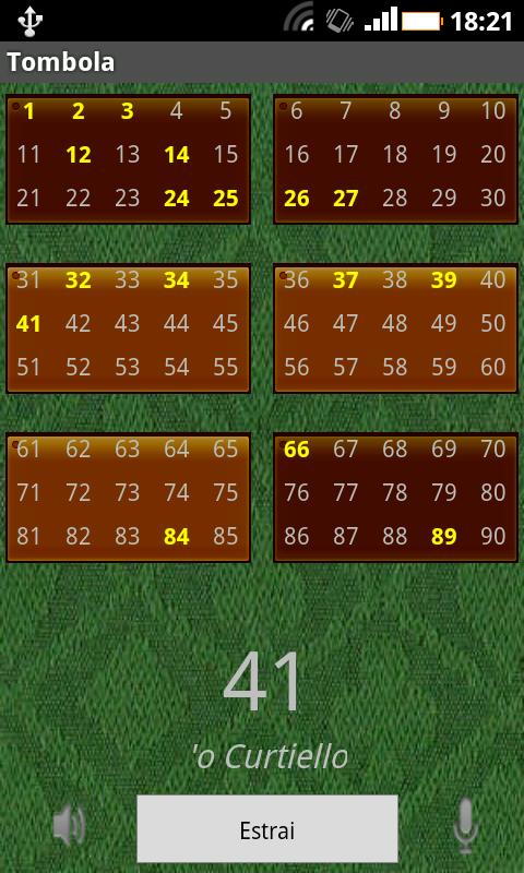 Tombola (BINGO!) Screen 2