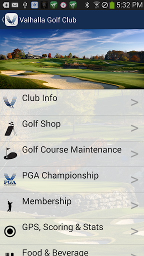 Valhalla Golf Club Member App