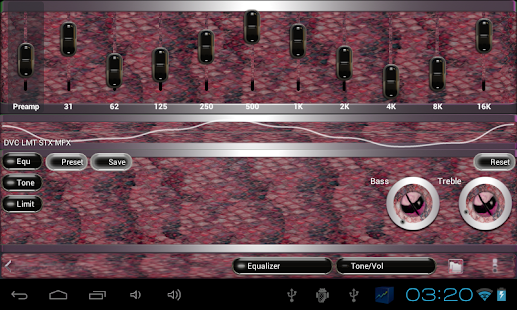 poweramp skin red snake Screenshots 4