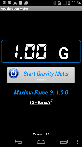 【免費工具App】Acceleration Gravity Meter-APP點子