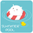 Summer pool - Go Big Theme mobile app icon