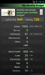 My Monthly Budget Business app for Android Preview 1