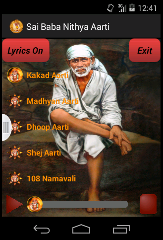 Sai Baba Aarthi Songs Lyrics