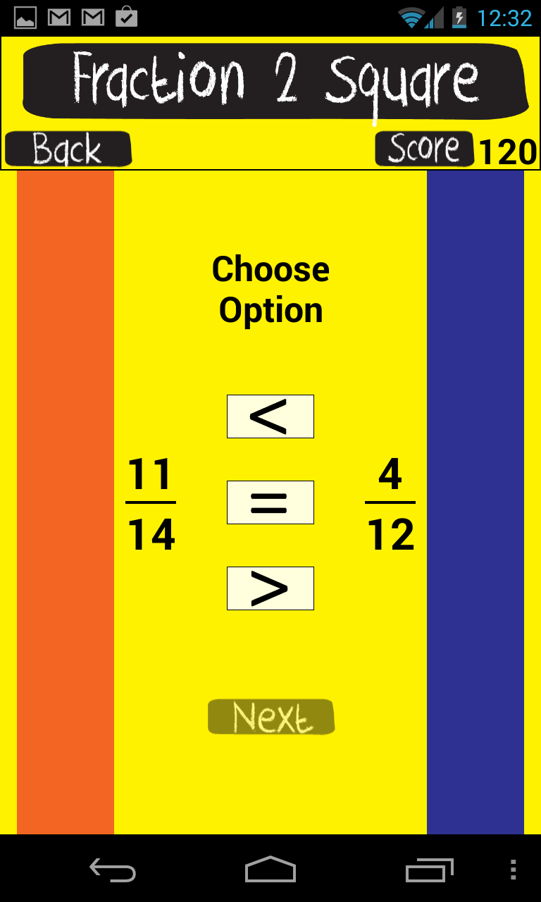 Fraction 2 Square Screen 3
