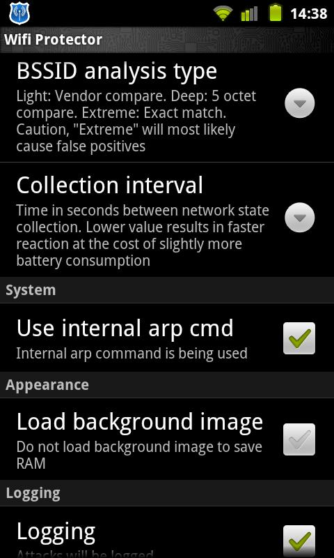 Wifi Protector - screenshot
