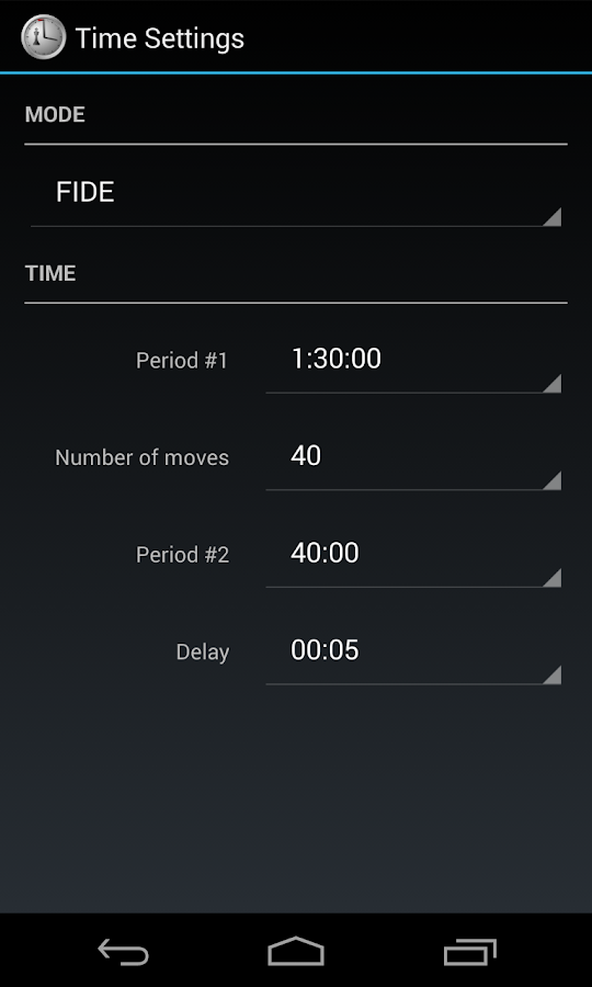 Chess Clock - Android Apps on Google Play