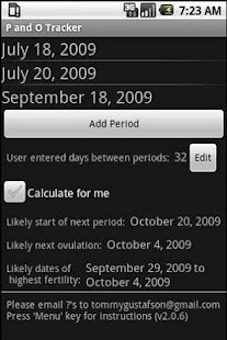 Period and Ovulation Tracker