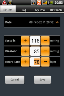 Blood Pressure Tab