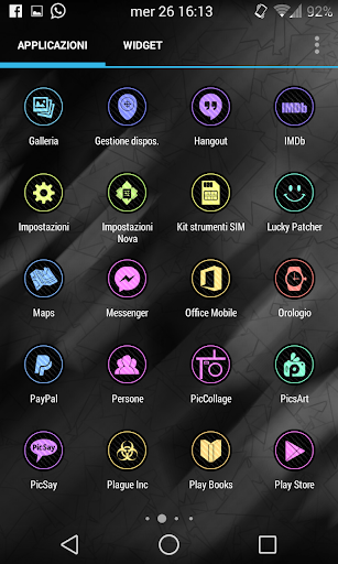 【免費個人化App】Round Carbon Icon Pack-APP點子