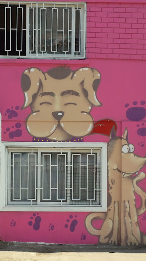 Mural Cat and Dog