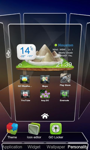 Drock Next Launcher 3D Theme