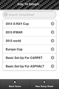 Free Download Xray T4 Setup Sheet APK for Android
