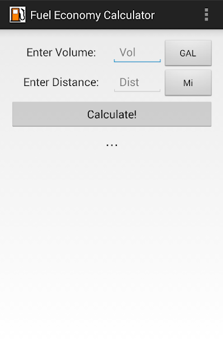 Fuel Economy Calculator