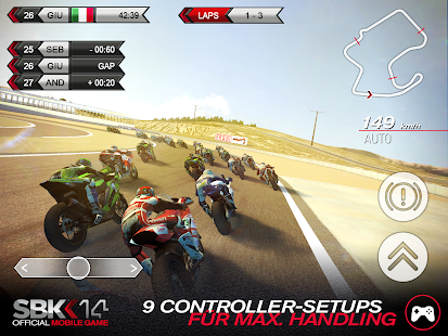 SBK14 Official Mobile Game Screenshot