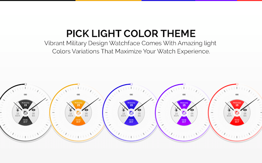 Vibrant Military Design Screen 2