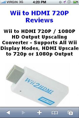 HDMI to Wii Reviews