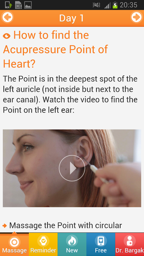 Android application Run Faster-Premium Acupressure screenshort