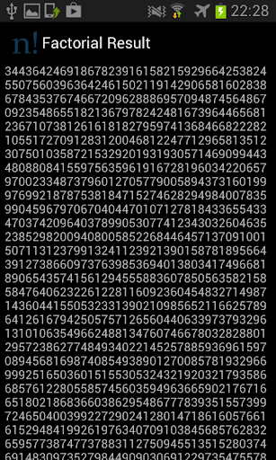 【免費教育App】Calculate Large Factorial-APP點子