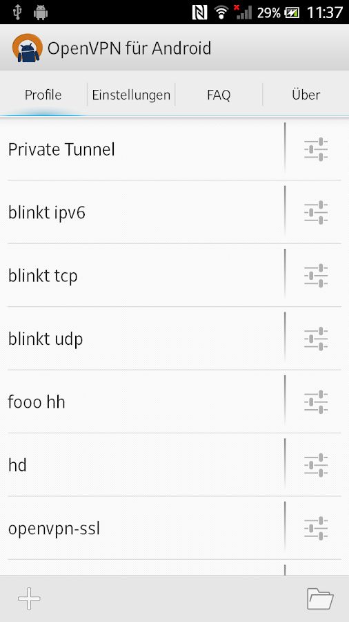   OpenVPN for Android- tangkapan layar 