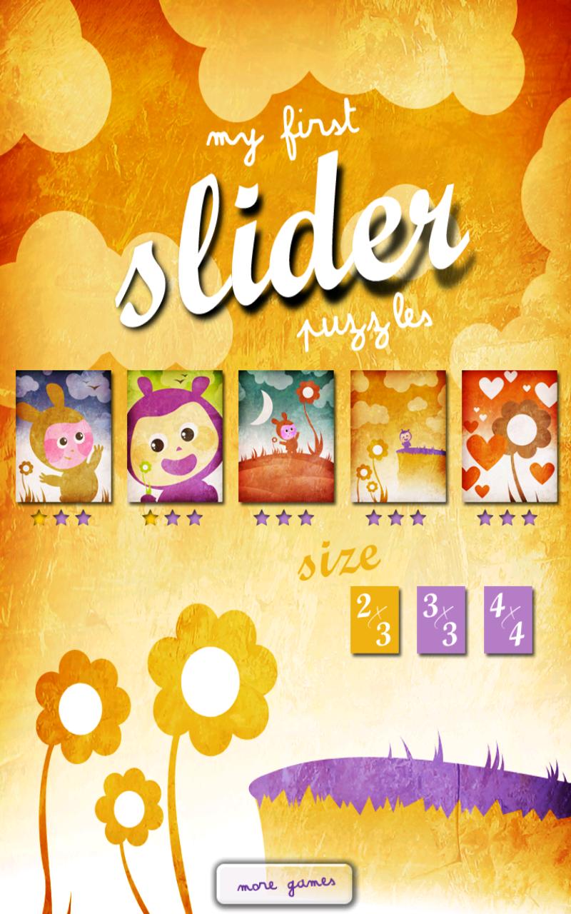 My first slider puzzles Screen 2