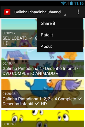 【免費媒體與影片App】Galinha Pintadinha Channel-APP點子