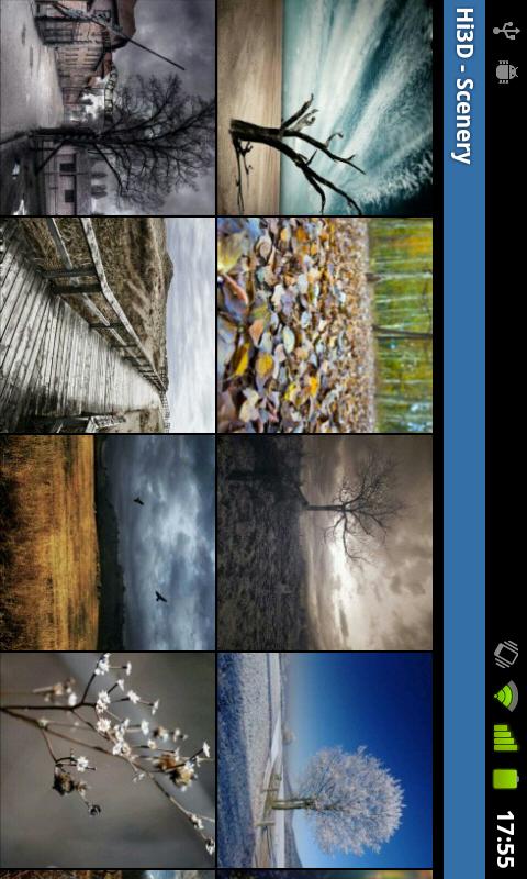 Android application Hi3D screenshort