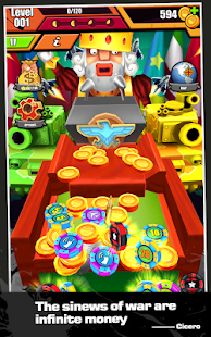 Free Download Coin Pusher - War and Fame APK