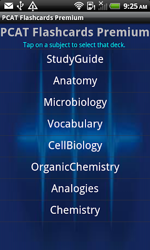 PCAT Flashcards Premium