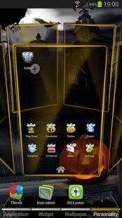 download Next Launcher Halloween Theme free