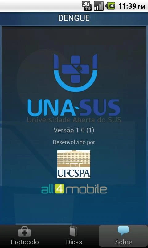    UNA-SUS Dengue- screenshot  