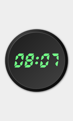 Retro LCD Clock Face