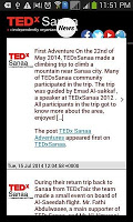 TEDxSanaa APK スクリーンショット画像 #2