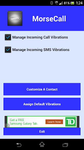 MorseCall Custom Vibrations