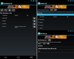 Anteprima screenshot di My Grocery List APK #4