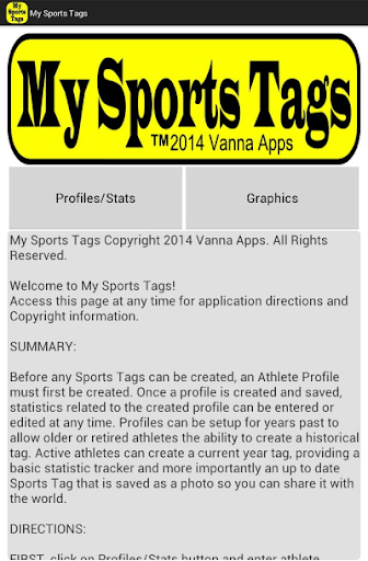 My Sports Tags Gratis