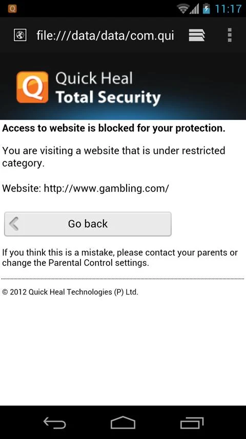 Quick Heal Total Security - screenshot