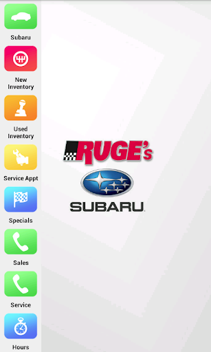 Ruge's Subaru Dealer App