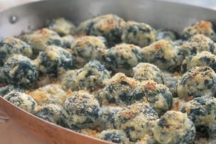 Gratin&amp;#233;ed Ricotta and Spinach Gnocchi