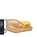 Donate 1 Euro logo