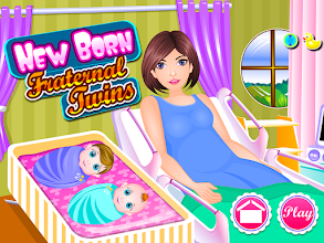 Newborn twins girls games APK Download for Android