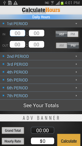 Calculate Hours Pro'