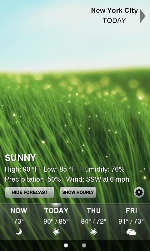Weather HD Free Screen 2