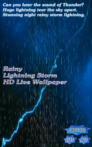 【免費個人化App】Rainy Lightning Grand Storm HD-APP點子